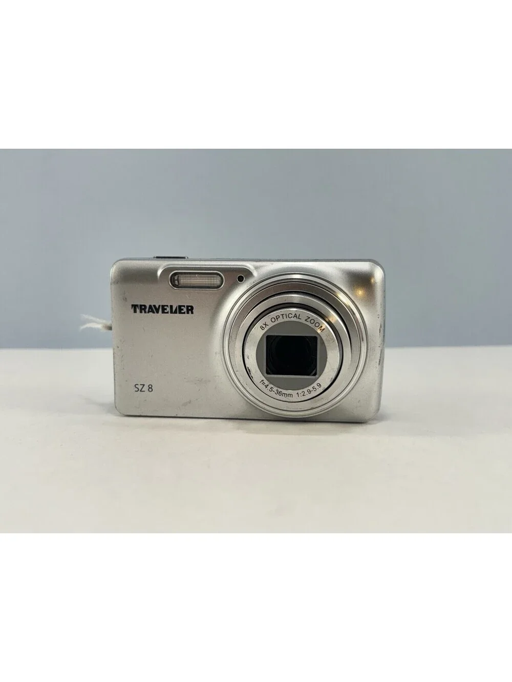 Traveler SZ 8 16.0 MP Digital Camera Silver - Parts / Repair Only - Loose Lens